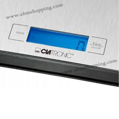 Balance de cuisine en inox jusqu à 5 Kg avec Précision de 1g | Clatronic