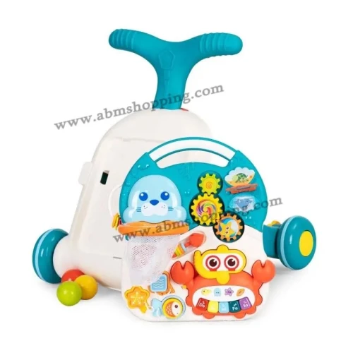Trotteur Marcheur Pousseur 3En 1 Evolutif Avec Table D activité | Huanger HE0828
