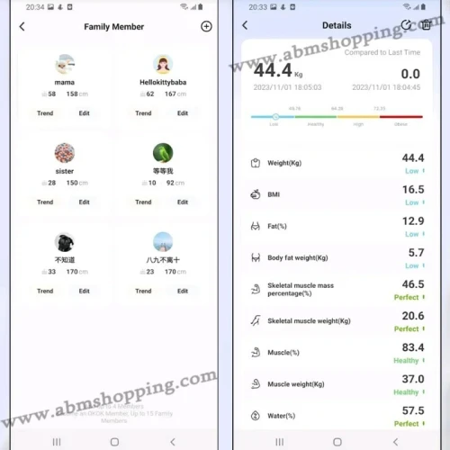 Balance numérique avec application mobile