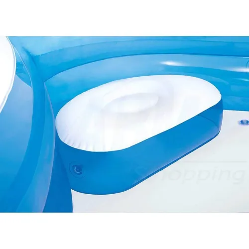 Piscine familiale avec sièges 229x229x66 cm INTEX