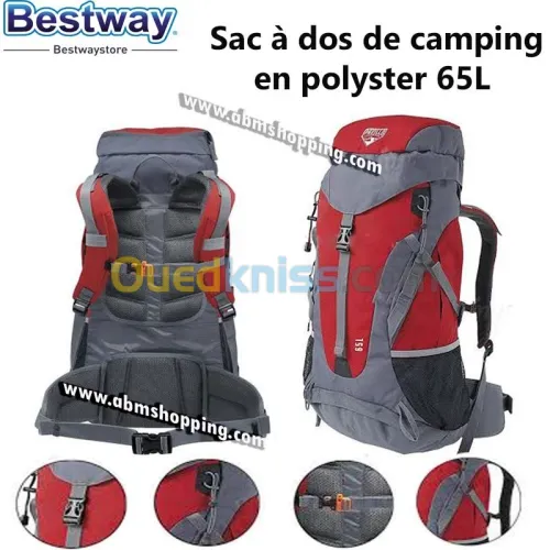 Sac à Dos De Camping Polyester 65 litres  Bestway