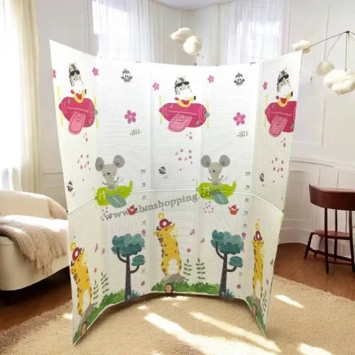 Tapis pliable en mousse double face pour enfants(190 88 cm) حصيرة الاطفال قابلة للطي ذات وجهين