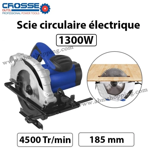 Scie circulaire électrique 1300W | CROSSE