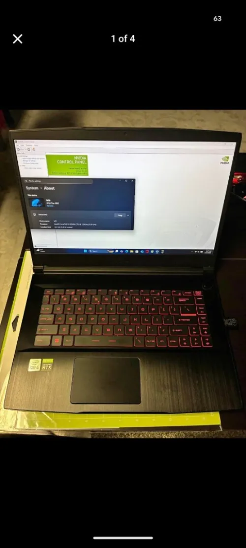 Laptop gamer MSI GF65 Thin (RTX 3060)