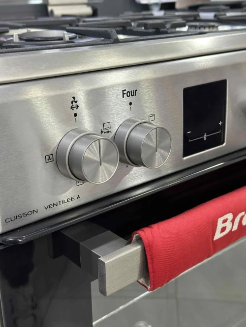 Cuisinière Brandt Inox afficheur Ventilé