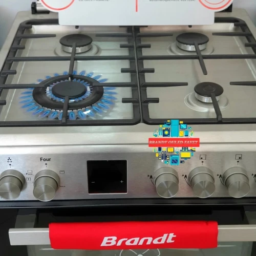 Cuisinière Brandt Inox afficheur Ventilé