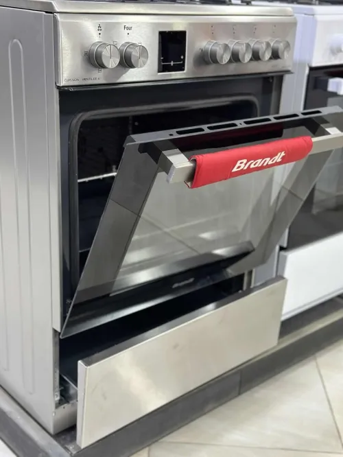 Cuisinière Brandt Inox afficheur Ventilé