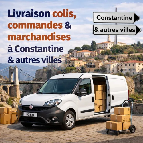 Chauffeur sérieux avec véhicule utilitaire (voiture commerciale)