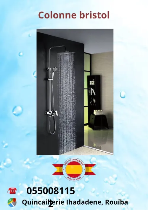 Colonne de douche encastrée et apparente ( imex )