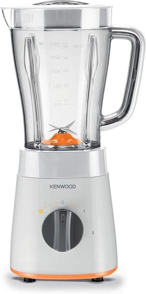 Kenwood Blender, 500W, 2L, Fonction Broyeur de Glace, Multi-Moulin, Moulin à Café, Hachoir, 2 Vitess