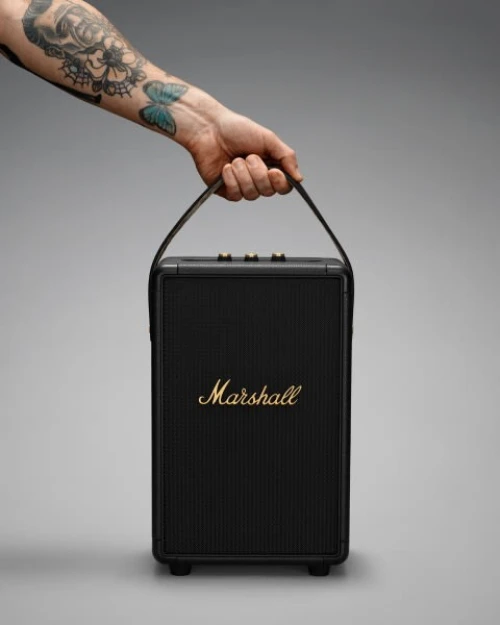 enceinte marshall tufton -20h d'autonomie - systeme audio 3 voies -bluetooth 5.0 -ipx2