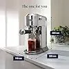Machine A Café Expresso Delonghi DedicaDuo Argent Métal 15 bars 1450 W TACTILE EC890.M