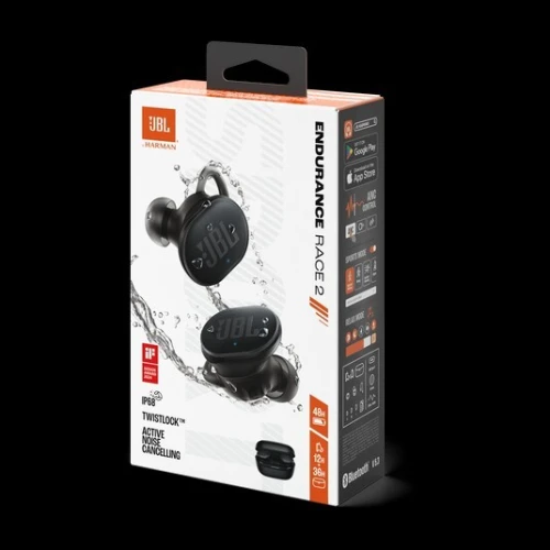 ECOUTEURS BLUETOOTH JBL ENDURANCE RACE 2 12H +36H D'AUTONOMIE