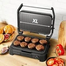 TEFAL Grille-viande SuperGrill 3-en-1 XL GC520DE0-2200W-Ouverture à 180 degrees