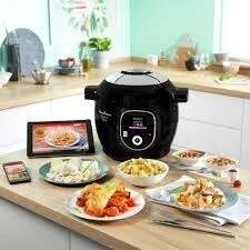 moulinex COOKEO+ CONNECT MULTICUISEUR INTELLIGENT 6 PROGRAMMES, 200 RECETTES 6L NOIR CE867810
