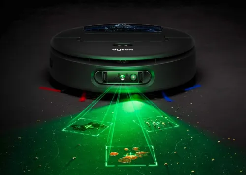robot aspirateur dyson spot+scrub ai lidar 360 18000 pa