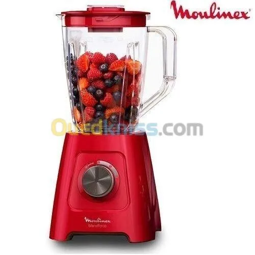 moulinex Blendforce Blender Capacité 2 litre - 600 Watts - LM420510 ROUGE-2 vitesses