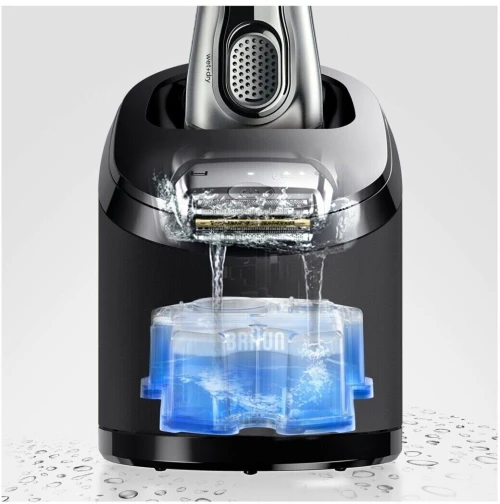 recharge liquide de nettoyage braun compatible avec toutes stations de nettoyage braun