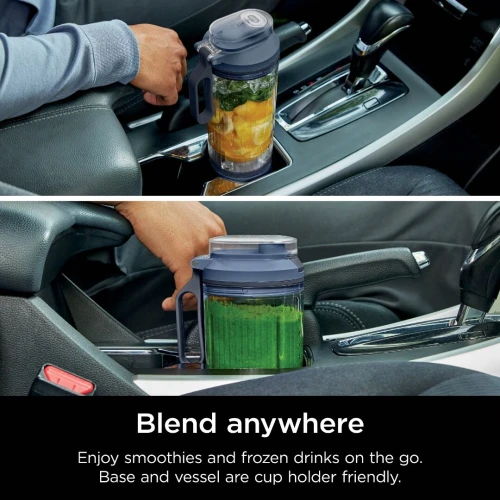 Ninja Blast Max mixeur portable, Batterie Rechargeable, 3 fonctions ,570 ml , gris