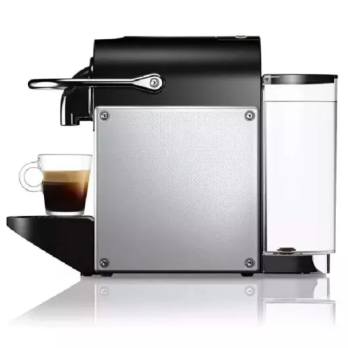 Machine a café capsules NESPRESSO pixie silver - c62- 19 bars - 2 recettes - 0,70 L