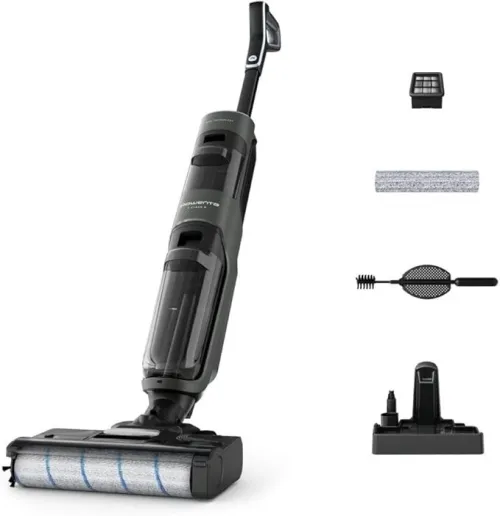 Rowenta X-Clean 4 Balai Aspirateur Rechargeable 2en1 - Aspiration Et Lavage - Autonomie 150 minutes