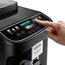 Machine a cafe automatique De'Longhi Magnifica Evo Next ECAM31060B -ecran tactile - 15 bar - broyeur inox - 10 boissons