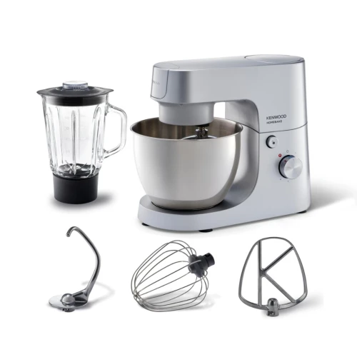 Robot Petrin KENWOOD HomeBake 2en1 avec blender  5L -1400W- 4 accessoires-6 vitesses -KHH01.120SI