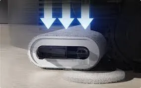 Robot aspirateur MOVA Z50 ultra 19000 PA 210 min d'autonomie serpillière a rouleau rotatif auto-nettoyage a l'eau chaude 75C