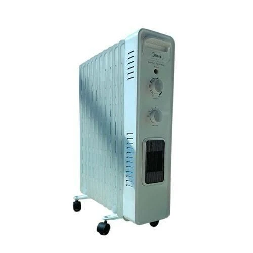Midea Radiateur 13 éléments  Bain De huile Avec ventilateur NV