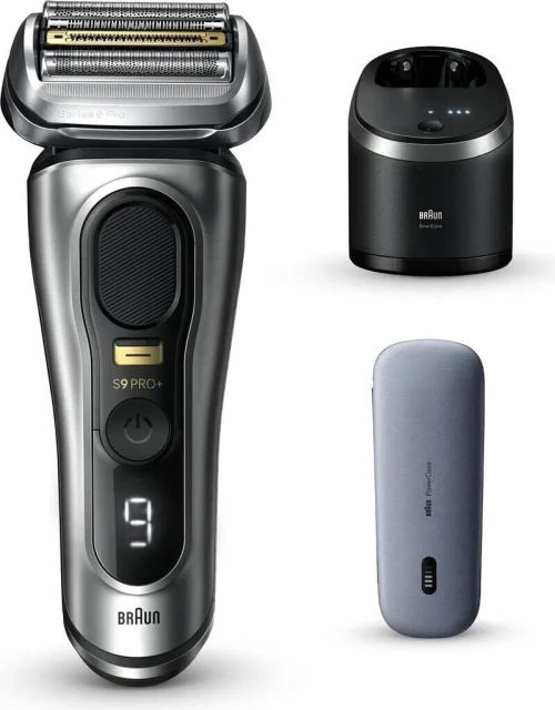 Rasoir Braun Series 9 Pro+ 9577cc Station SmartCare 6-en-1 Étui de recharge (PowerCase) 60 min