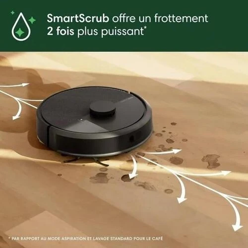 Irobot Aspirateur robot laveur 105 COMBO ROBOT + AutoEmpty - 7 000 Pa - Autonomie : 2 h