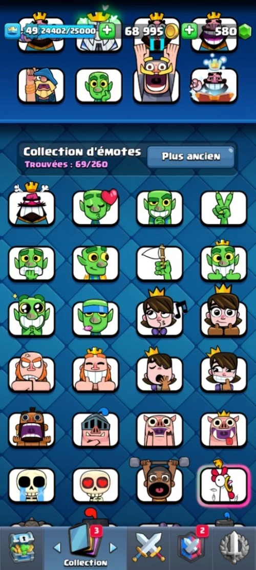 Compte clash royale 