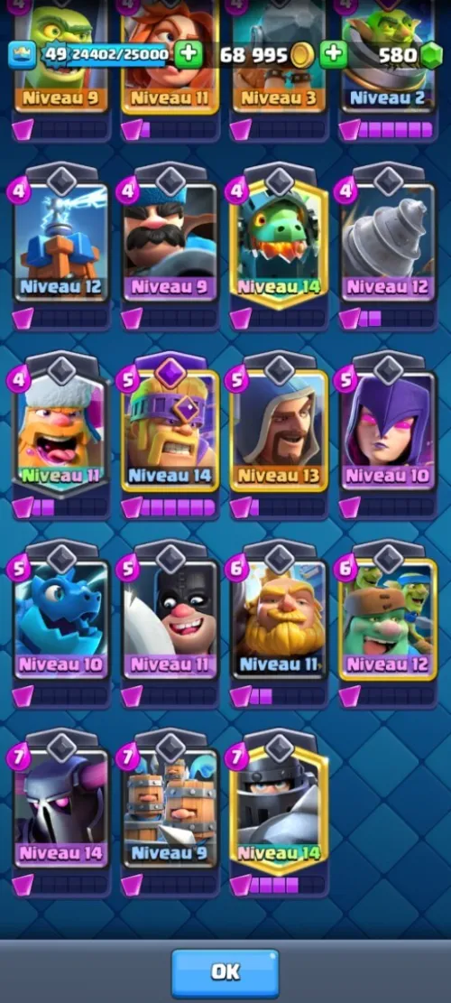 Compte clash royale 