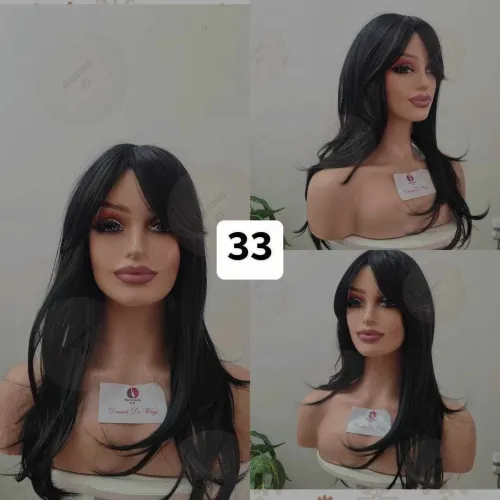 perruque fibre haute qualité, apparence naturelle starter pack (15000 da)
