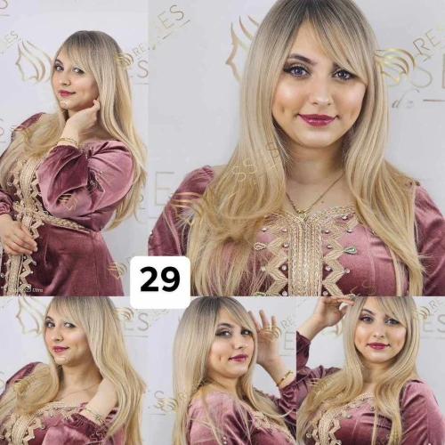 perruque fibre haute qualité, apparence naturelle starter pack (15000 da)