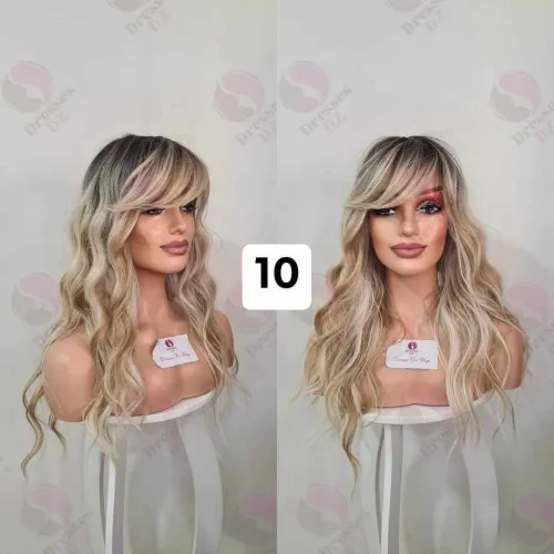 perruque fibre haute qualité, apparence naturelle starter pack (15000 da)