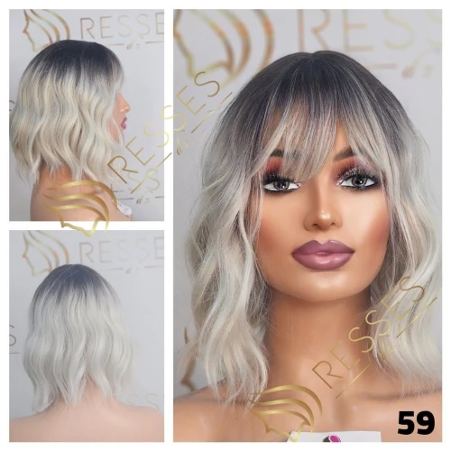 perruque fibre haute qualité, apparence naturelle starter pack (15000 da)