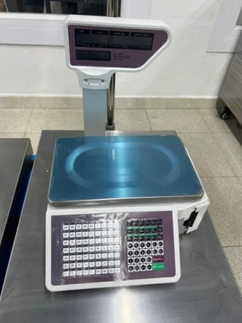 balance de caisse électronique avec imprimante de tickets intégrée