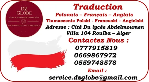 Traduction Polonais-Francais-Arabe