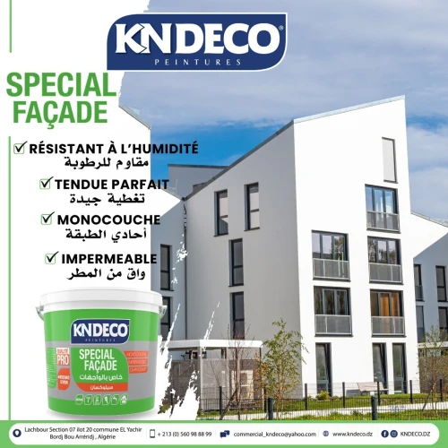 Peinture Acrylique Intérieur et Extérieur (KNDECO, TERRACO, SILKCOAT)
