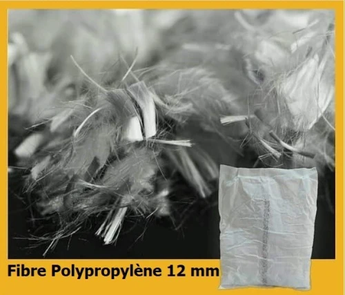 Fibre polypropylène 12 mm Anti-fissuration