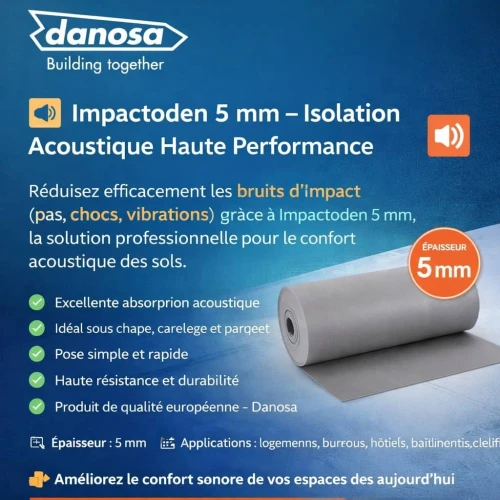 IMPACTODAN Membrane d'isolation acoustique