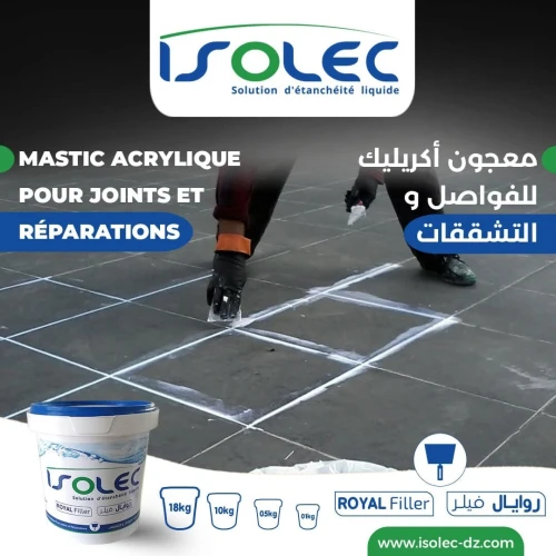Royal Filler Mastic Acrylique Monocomposant prêt à l'emploi