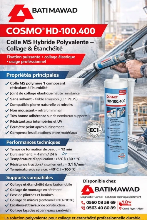 Mastic Colle PUR et Hybrides Nouvelle Génération (HIGH TACK / FIBER / PU)