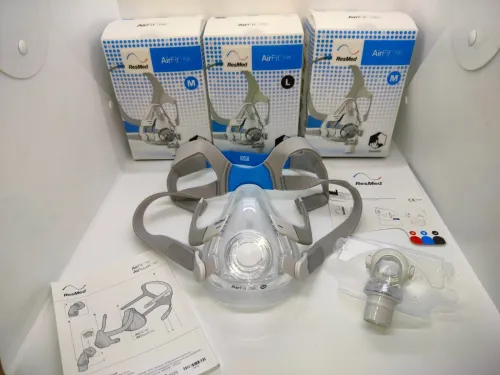 Masque Facial Intégral Resmed AirFit F20 - Pour les Appareils Apnée du Sommeil M et L - CPAP VNI