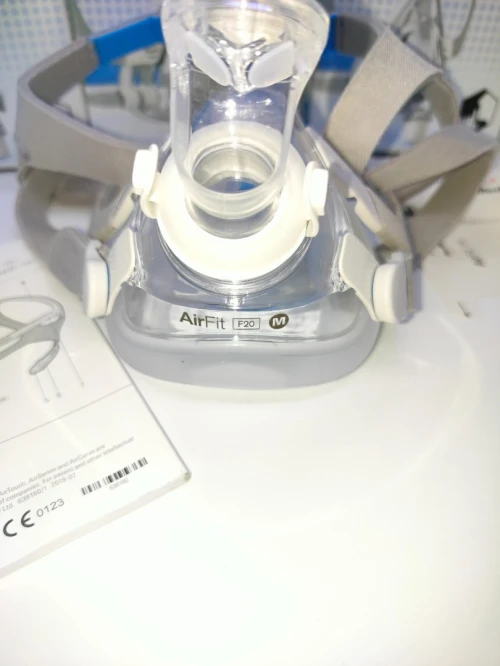Masque Facial Intégral Resmed AirFit F20 - Pour les Appareils Apnée du Sommeil M et L - CPAP VNI