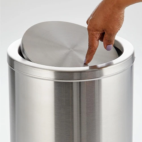 POUBELLE RONDE 60 LITRES EN INOX 