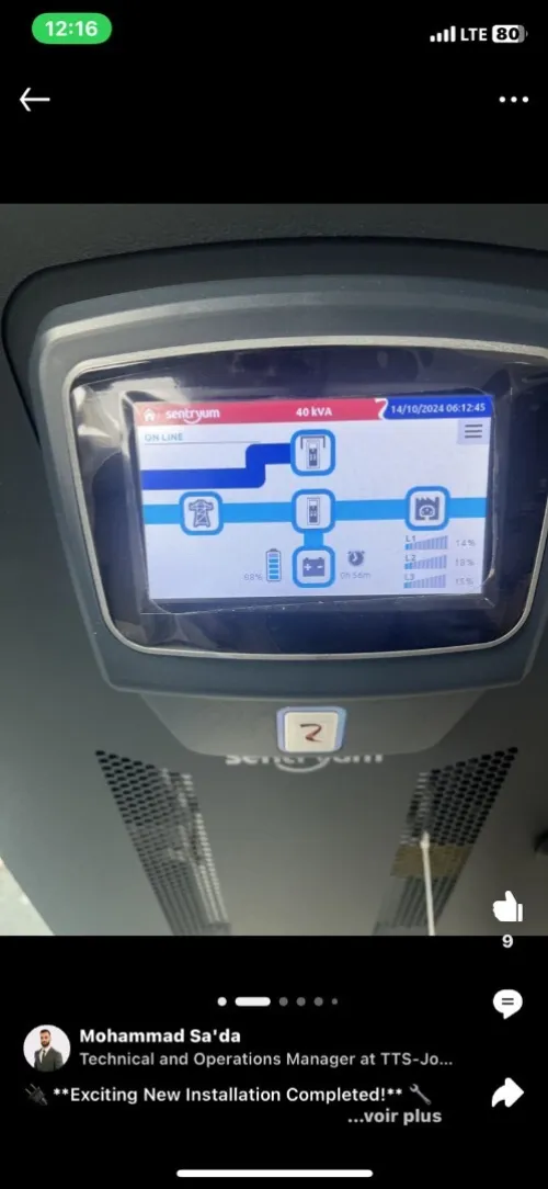 ONDULEUR ONLINE 10KVA 15KVA 20 KVA TRIPHASE 