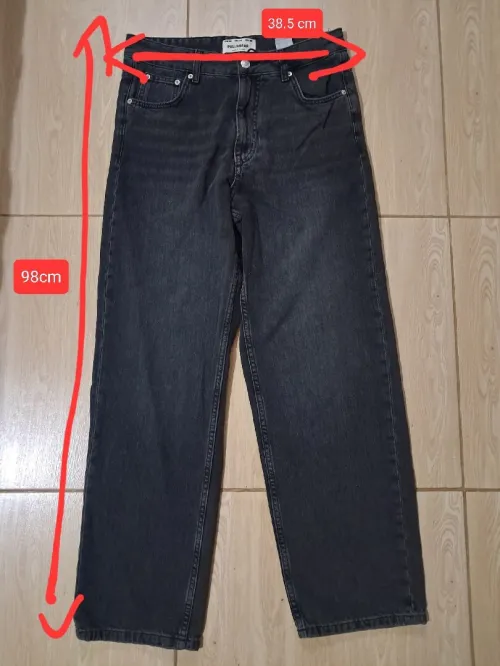 Pantalon pull&bear noir original jamis habillé 