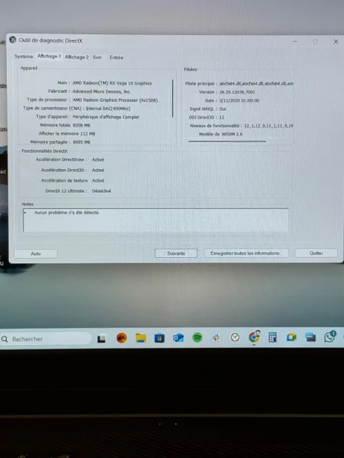 ASUS ROG Zephyrus G Ryzen 7 GTX 1660 Ti 16 Go RAM SSD 512 Go batterie HS